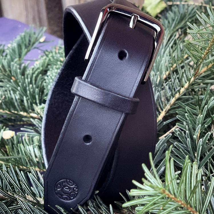 CABON SELLIER | Artisan sellier - Ceinture Cuir Noir / Accessoires